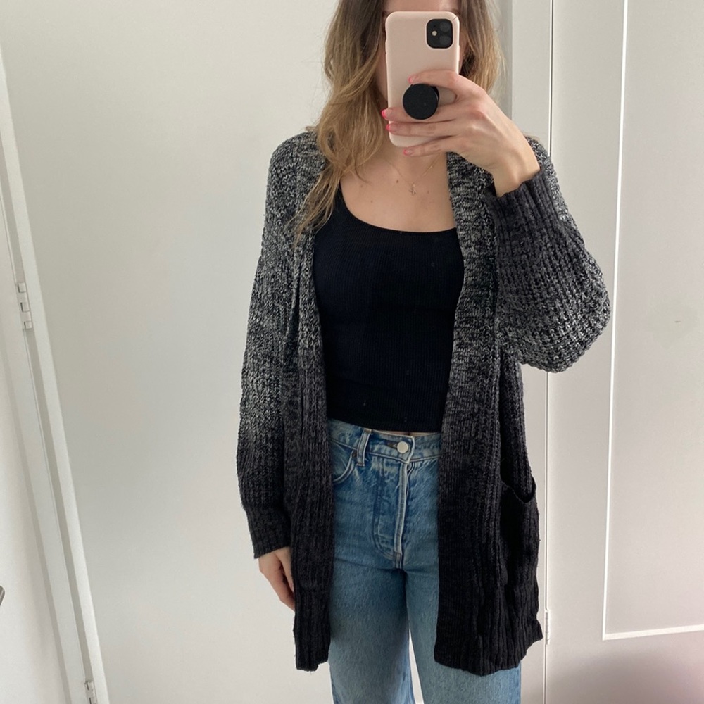 Topshop ombré cardigan